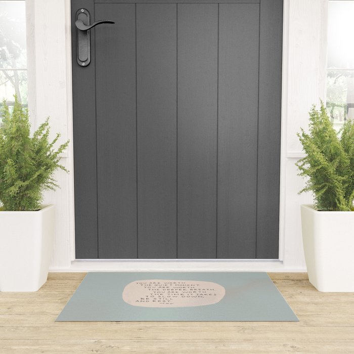 Be Still And Rest. Welcome Mat Gallery Image 3