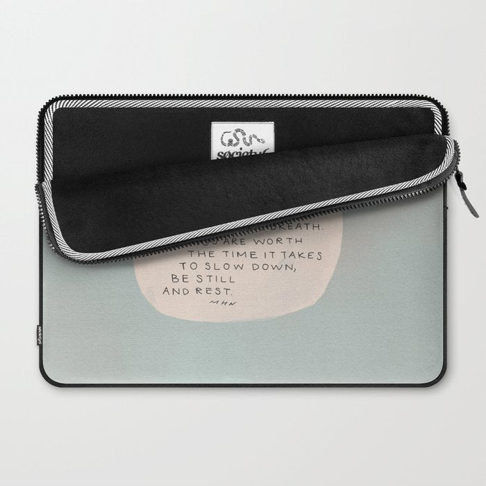 Be Still And Rest. Laptop Sleeve Gallery Image 2