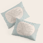 Be Still And Rest. Pillow Sham Gallery Image 3