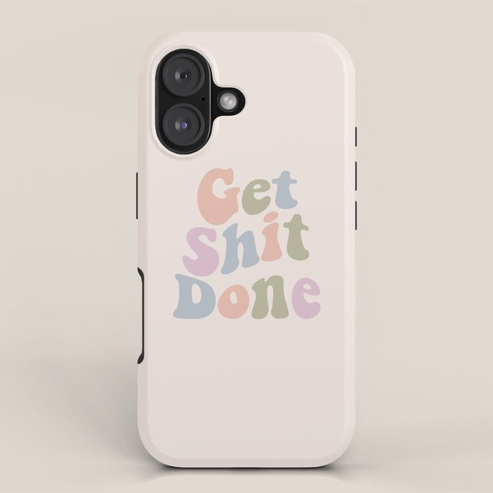 Get Shit Done iPhone Case Gallery Image 1