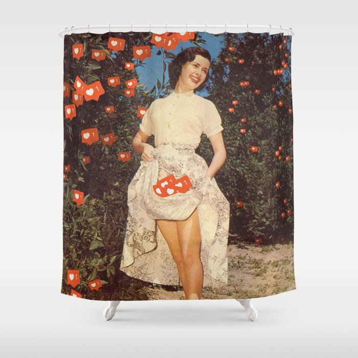 The Orchard Of Me - Social Media Insta likes Shower Curtain Gallery Image 1