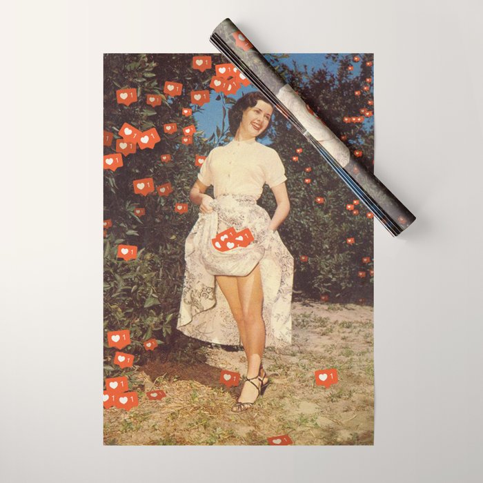 The Orchard Of Me - Social Media Insta likes Wrapping Paper Gallery Image 1