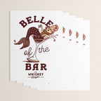 Belle Of The Bar Pinup Mermaid Wrapping Paper Gallery Image 3