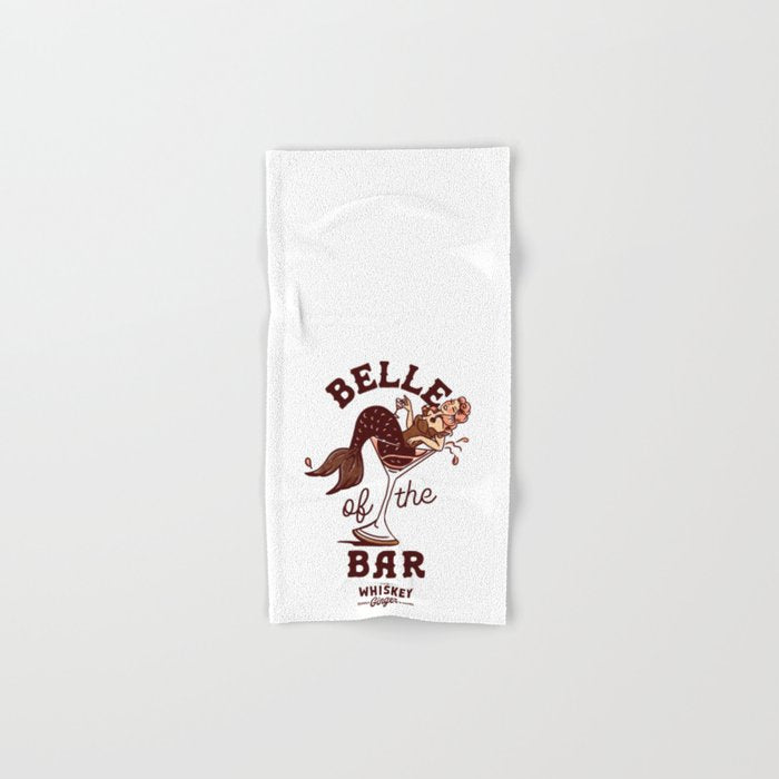 Belle Of The Bar Pinup Mermaid Bath Towel Gallery Image 1
