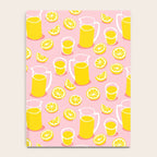 Fresh lemonade fruit drink cartoon pattern Notebook Gallery Image 4