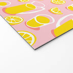 Fresh lemonade fruit drink cartoon pattern Welcome Mat Gallery Image 2