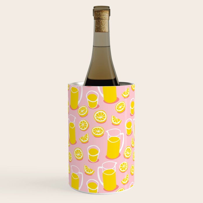 Fresh lemonade fruit drink cartoon pattern Wine Chiller Gallery Image 1