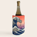 The Great Wave of Pug Wine Chiller Gallery Image 1