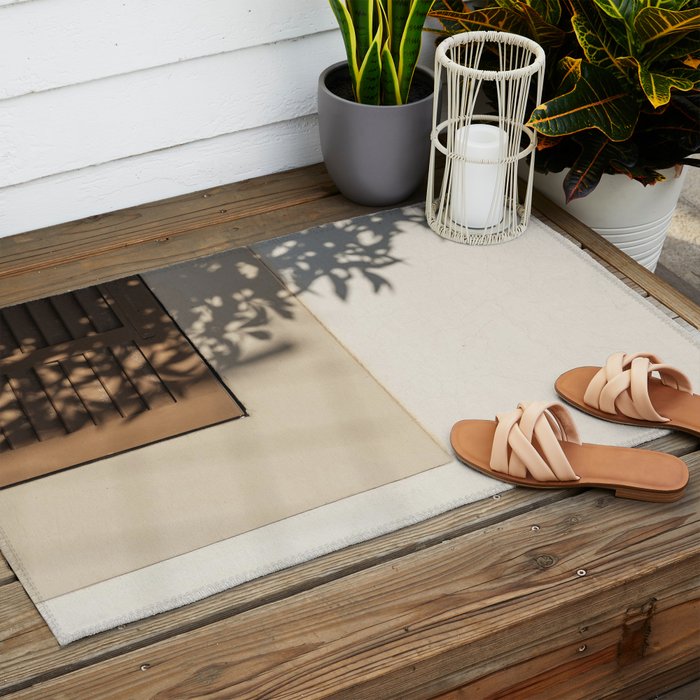 Shadow House Facade Outdoor Rug Gallery Image 2