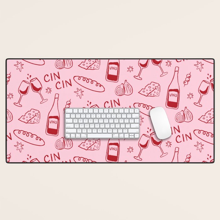 Late Dinner Desk Mat Gallery Image 1