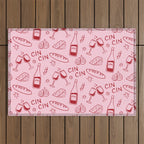 Late Dinner Outdoor Rug Gallery Image 1