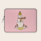 Virgo Snowman Laptop Sleeve Gallery Image 1