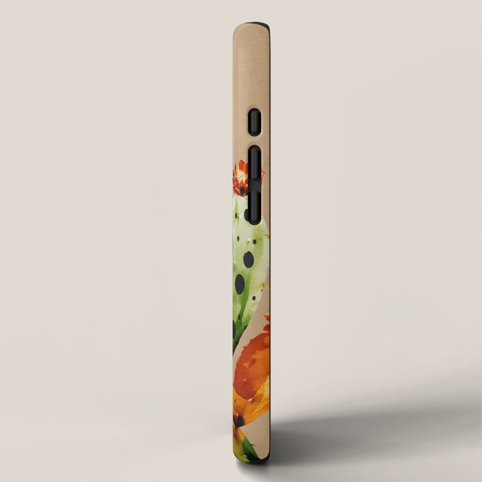 Abstract Modern Cactus 1 iPhone Case Gallery Image 2