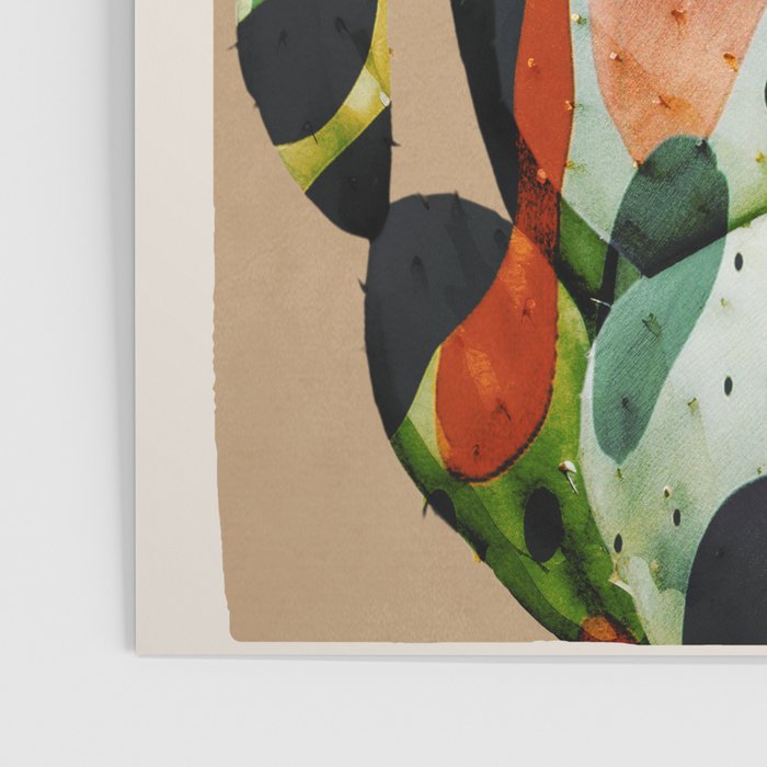 Abstract Modern Cactus 1 Poster Gallery Image 3