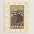 The Lovers - Raccoons Tarot Jigsaw Puzzle Gallery Image 1