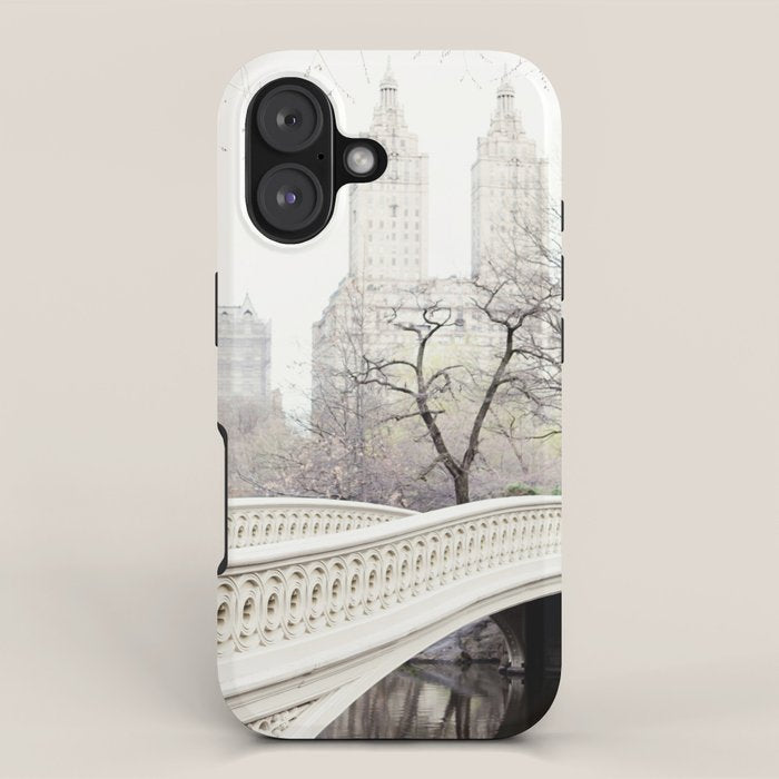 Bow Bridge in Central Park - Travel Photography, New York iPhone Case Gallery Image 1