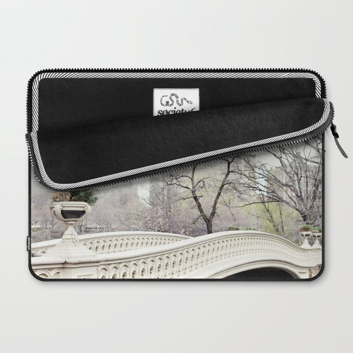 Bow Bridge in Central Park - Travel Photography, New York Laptop Sleeve Gallery Image 2