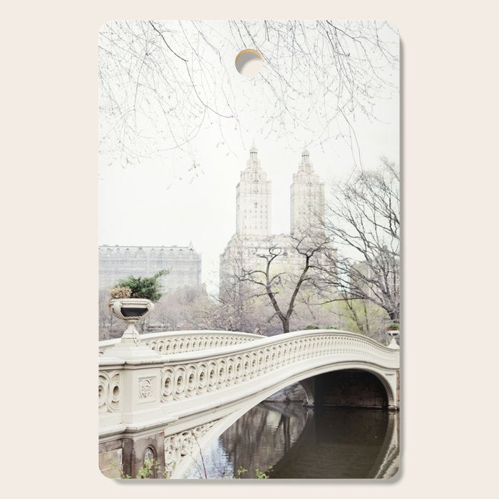 Bow Bridge in Central Park - Travel Photography, New York Cutting Board Gallery Image 1
