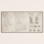 Nasa Space Shuttle Patent - Nasa Shuttle Art - Antique Desk Mat Gallery Image 3