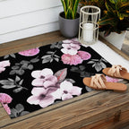 Night bloom - pink blush Outdoor Rug Gallery Image 2
