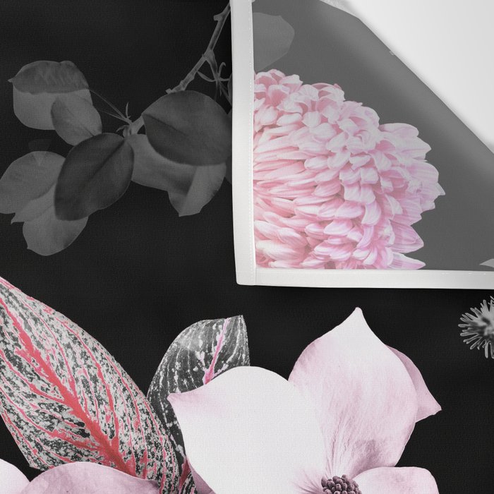 Night bloom - pink blush Wall Tapestry Gallery Image 3