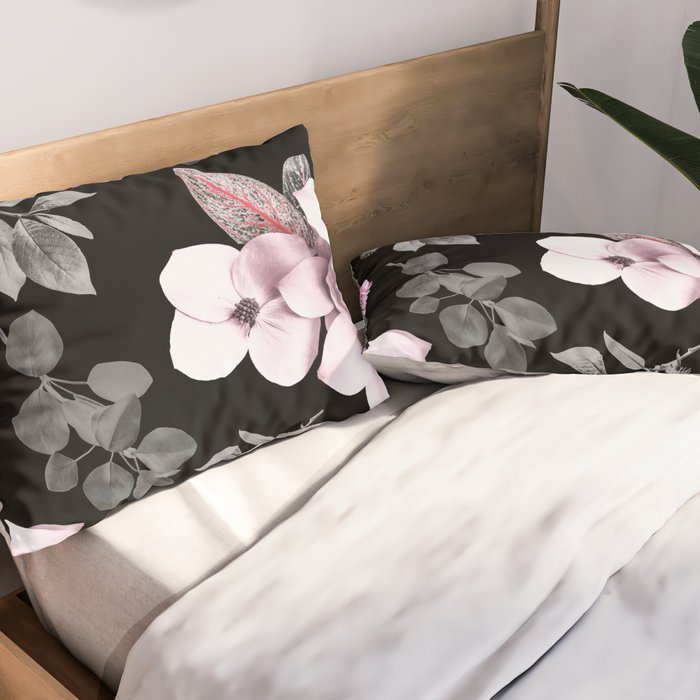 Night bloom - pink blush Pillow Sham Gallery Image 2
