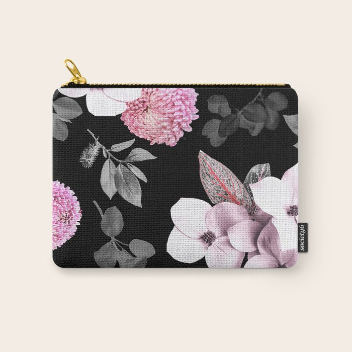 Night bloom - pink blush Carry All Pouch Gallery Image 1