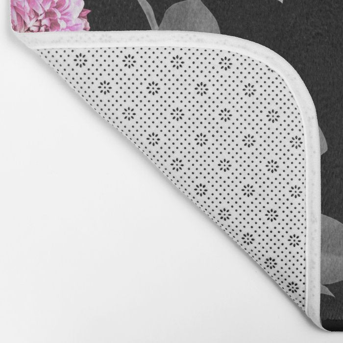 Night bloom - pink blush Bath Mat Gallery Image 2
