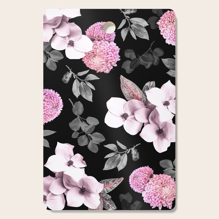 Night bloom - pink blush Cutting Board Gallery Image 1