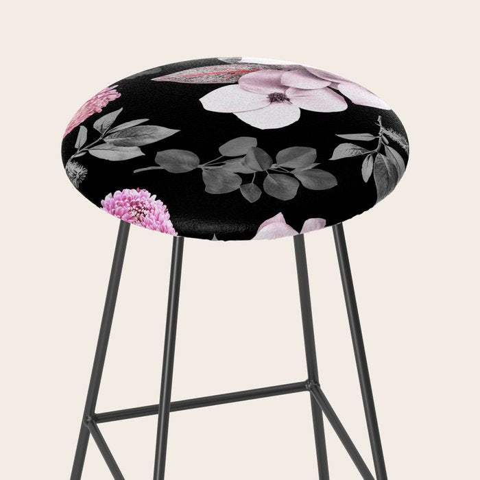 Night bloom - pink blush Stool Gallery Image 2