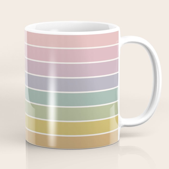Gradient Arch XXI Tropical Mid Century Modern Rainbow Coffee Mug Gallery Image 1