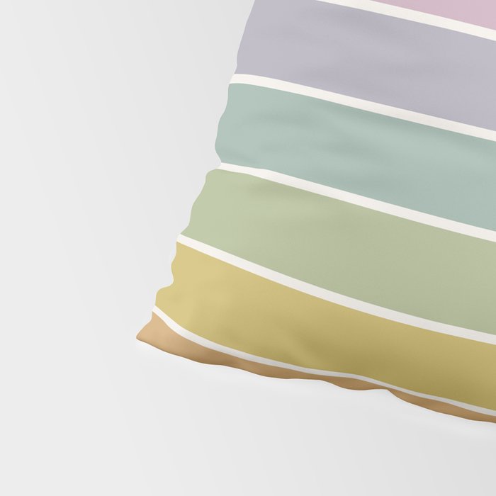 Gradient Arch XXI Tropical Mid Century Modern Rainbow Pillow Sham Gallery Image 4