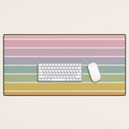 Gradient Arch XXI Tropical Mid Century Modern Rainbow Desk Mat Gallery Image 1