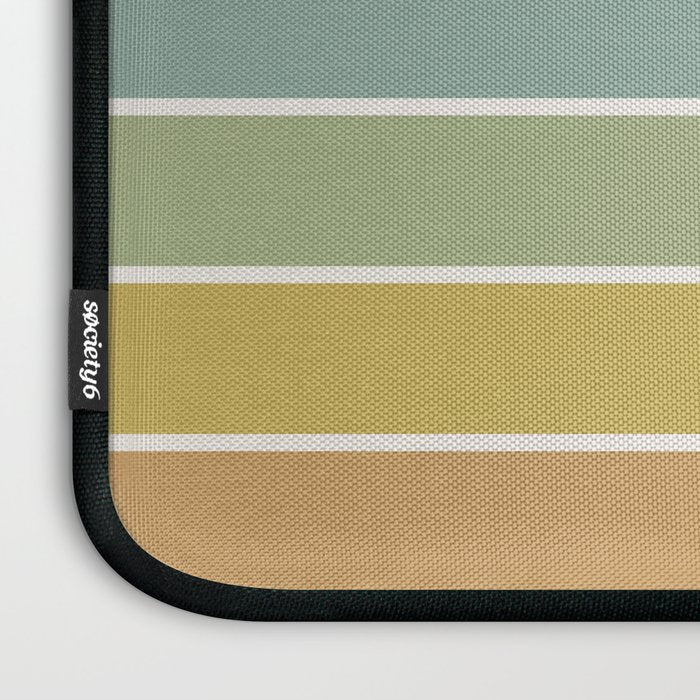 Gradient Arch XXI Tropical Mid Century Modern Rainbow Laptop Sleeve Gallery Image 3