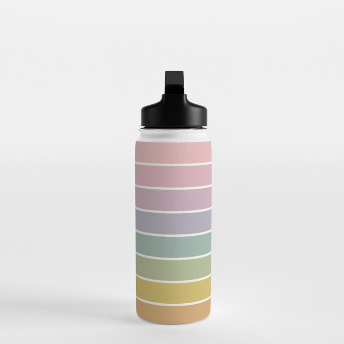 Gradient Arch XXI Tropical Mid Century Modern Rainbow Water Bottle Gallery Image 3