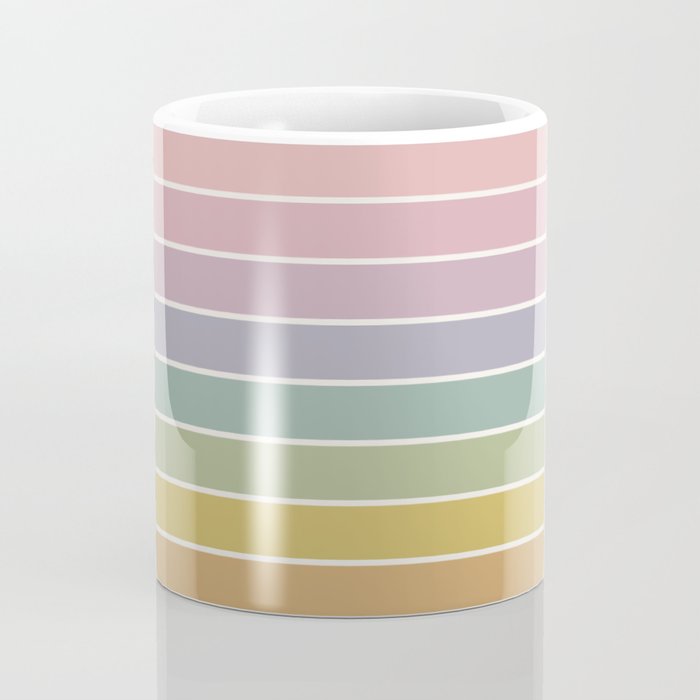 Gradient Arch XXI Tropical Mid Century Modern Rainbow Coffee Mug Gallery Image 4