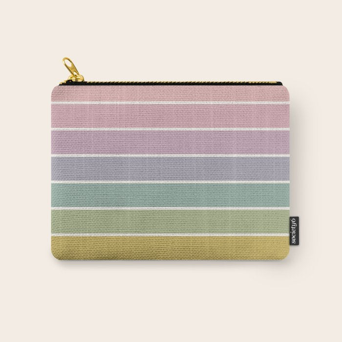 Gradient Arch XXI Tropical Mid Century Modern Rainbow Carry All Pouch Gallery Image 1