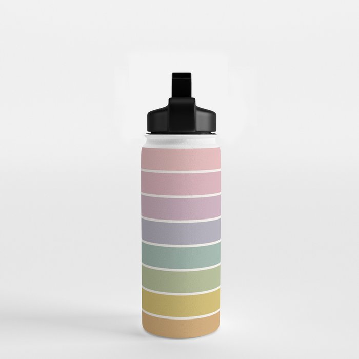 Gradient Arch XXI Tropical Mid Century Modern Rainbow Water Bottle Gallery Image 2