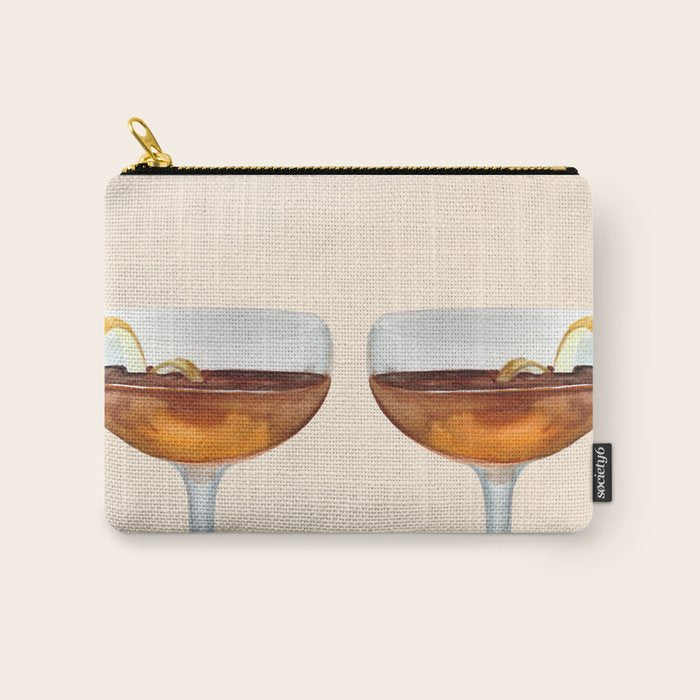 Espresso Martini: Retro Classic Cocktail 04 Carry All Pouch Gallery Image 1