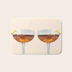 Espresso Martini: Retro Classic Cocktail 04 Bath Mat Gallery Image 1