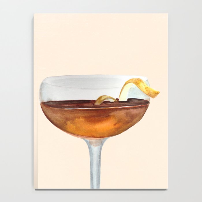 Espresso Martini: Retro Classic Cocktail 04 Notebook Gallery Image 4