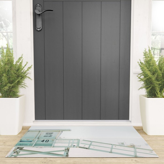 Lifeguard Tower Welcome Mat Gallery Image 3