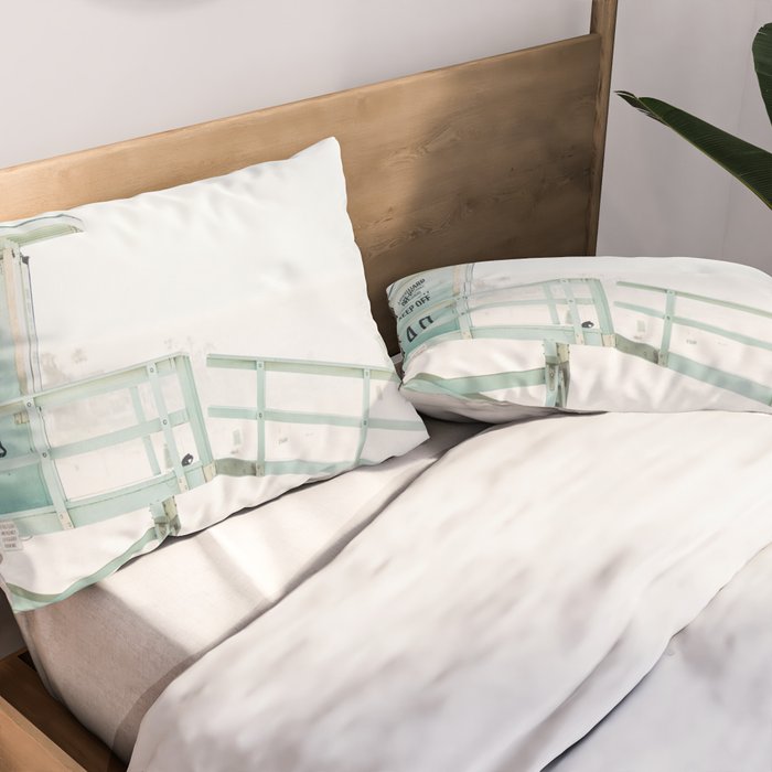 Lifeguard Tower Pillow Sham Gallery Image 2