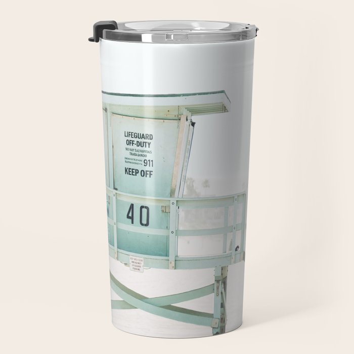 Lifeguard Tower Travel Mug Gallery Image 3