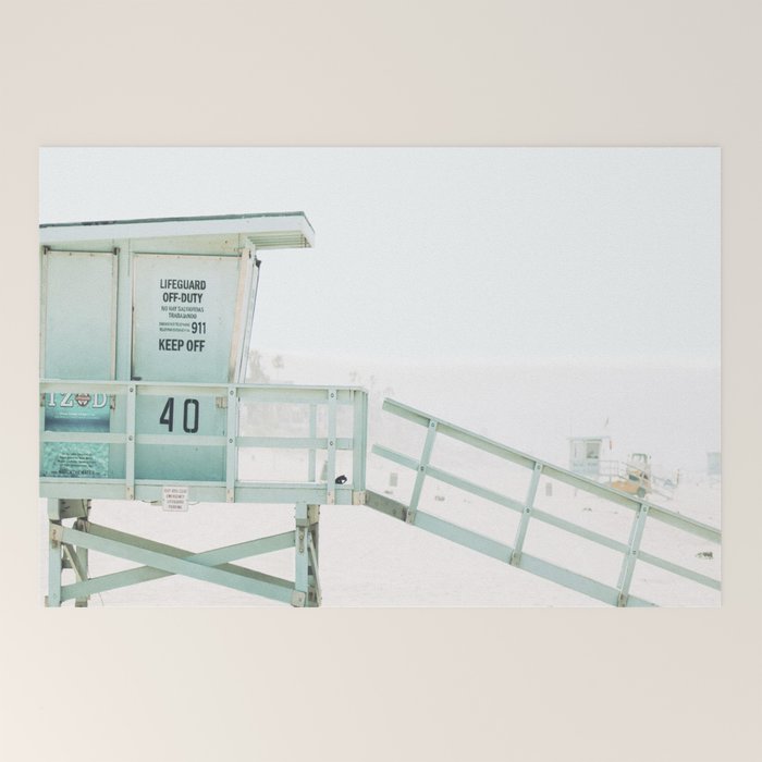 Lifeguard Tower Welcome Mat