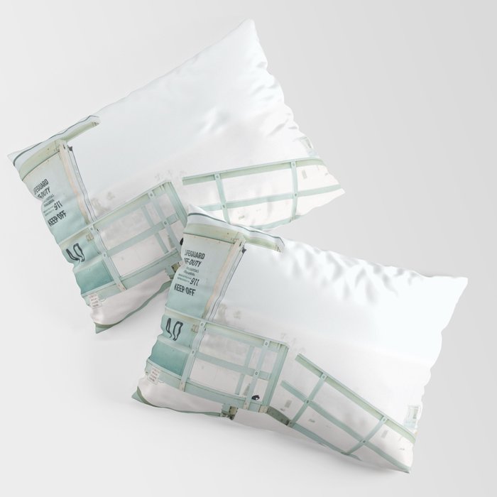 Lifeguard Tower Pillow Sham