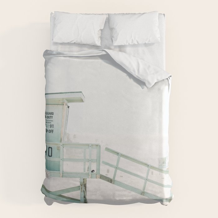 Lifeguard Tower Duvet Cover Gallery Image 1