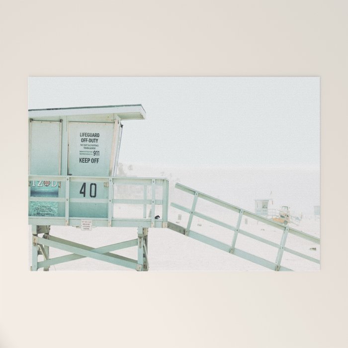 Lifeguard Tower Welcome Mat Gallery Image 1