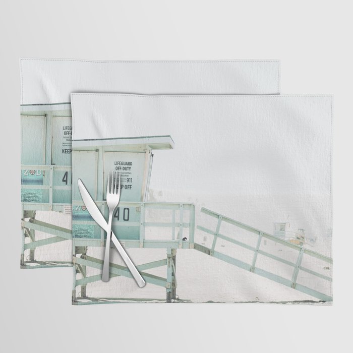 Lifeguard Tower Placemat Gallery Image 1