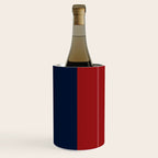 Navy Bold Red Stripe Wine Chiller Gallery Image 1